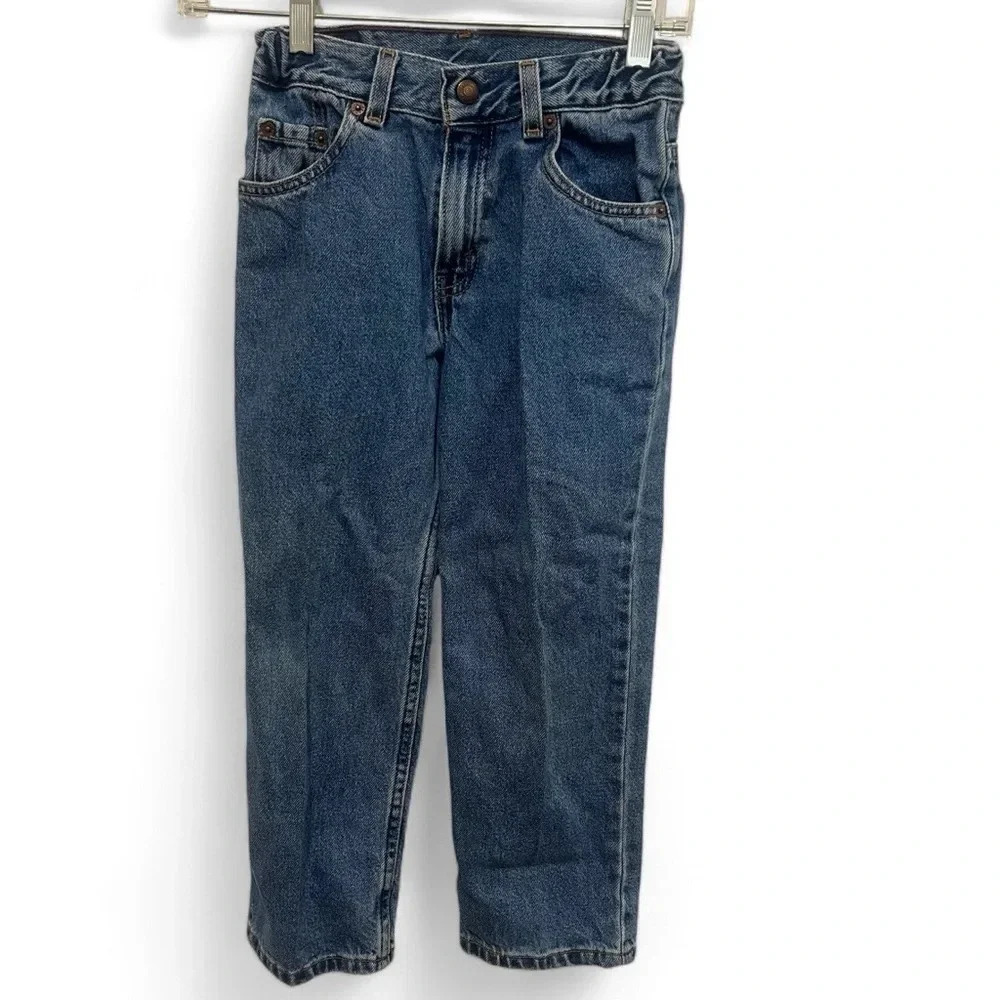 Vintage Levi Strauss Signature straight leg jeans 100% cotton size 7X